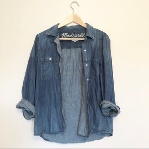 Madewell chambray denim shirt
